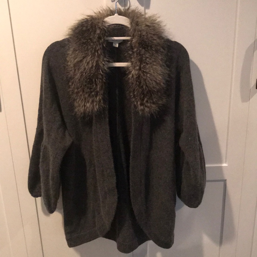 Garnet hill open sweater